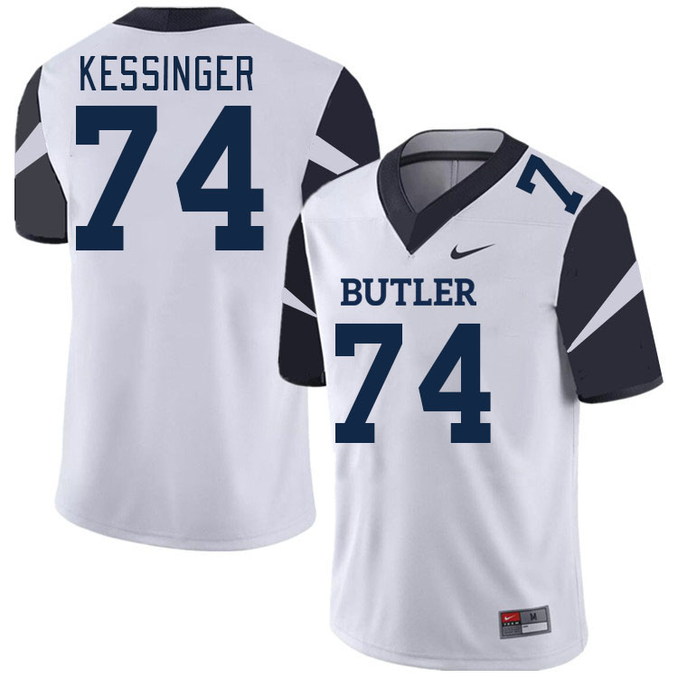 Men-Youth #74 Luke Kessinger Butler Bulldogs 2023 College Football Jerseys Stitched-White